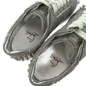 美品 クリスチャンルブタン Vieira 2 スニーカー スタッズ シルバー 1494【中古】Christian Louboutin