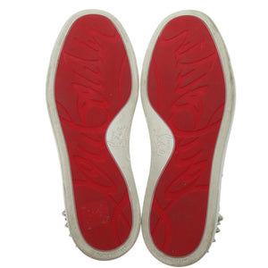 美品 クリスチャンルブタン Vieira 2 スニーカー スタッズ シルバー 1494【中古】Christian Louboutin