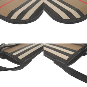 新品同様 バーバリー ノバチェック フォンホルダー PVC/レザー ブラウン ショルダーバッグ 茶 1506【中古】BURBERRY