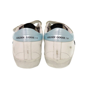 未使用 ゴールデングース OLD SCHOOL G36WS206 B6 サイズ35 グリッター レザー ホワイト スニーカー 白 1509【中古】GOLDEN GOOSE