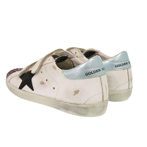 未使用 ゴールデングース OLD SCHOOL G36WS206 B6 サイズ37 グリッター レザー ホワイト スニーカー 白 1510【中古】GOLDEN GOOSE