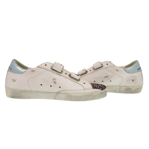 未使用 ゴールデングース OLD SCHOOL G36WS206 B6 サイズ37 グリッター レザー ホワイト スニーカー 白 1510【中古】GOLDEN GOOSE