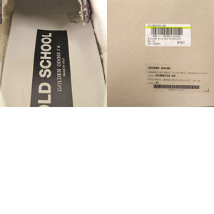 未使用 ゴールデングース OLD SCHOOL G36WS206 B6 サイズ37 グリッター レザー ホワイト スニーカー 白 1510【中古】GOLDEN GOOSE