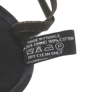 美品 エルメス アイマスク シルク グレー ブラウン 1564【中古】HERMES