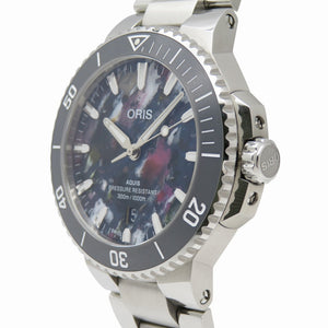 新品同様 オリス アクイス デイト アップサイクル 01 733 7787 4150 自動巻き 腕時計 SS マルチカラー 1617【中古】ORIS メンズ