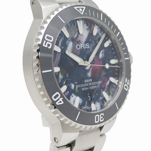 新品同様 オリス アクイス デイト アップサイクル 01 733 7787 4150 自動巻き 腕時計 SS マルチカラー 1617【中古】ORIS メンズ