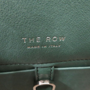 美品 ザ ロウ 2WAY ソフトマルゴー10 レザー グリーン ハンドバッグ 緑 1624【中古】THE ROW