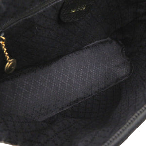 美品 グッチ バンブー スウェード ブラック 2wayハンドバッグ 黒 1639【中古】GUCCI