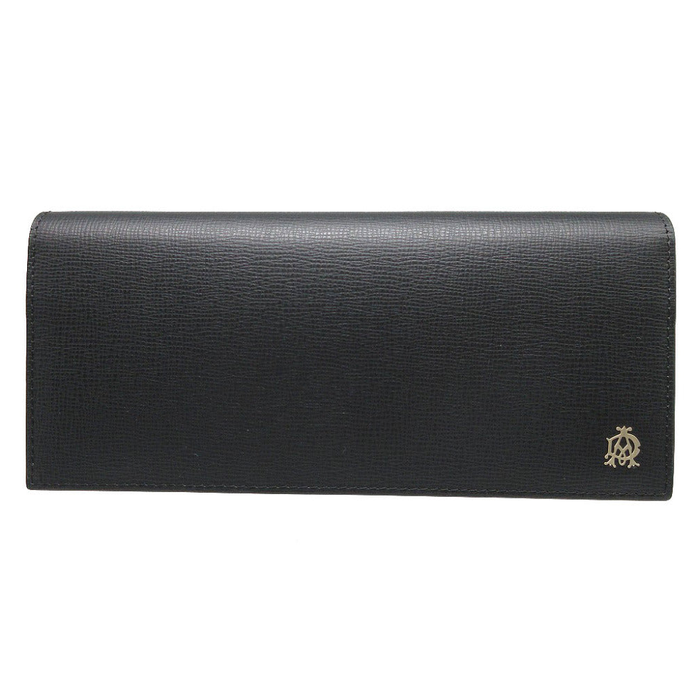 未使用 ダンヒル DUL2S810A レザー ブラック 黒 2つ折り長財布 財布 1642【中古】dunhill