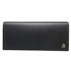 未使用 ダンヒル DUL2S810A レザー ブラック 黒 2つ折り長財布 財布 1642【中古】dunhill