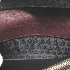 未使用 ダンヒル DUL2S810A レザー ブラック 黒 2つ折り長財布 財布 1642【中古】dunhill