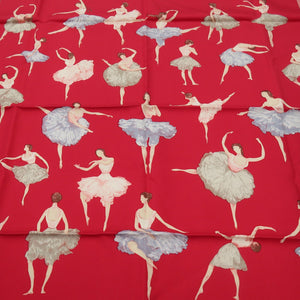 美品 エルメス カレ90 La Dance ラ ダンス スカーフ バレリーナ シルク 0003【中古】HERMES