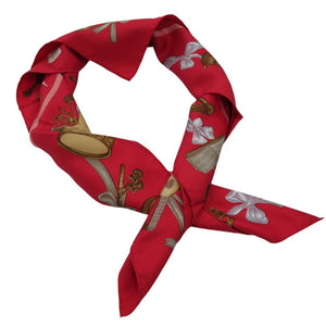 美品 エルメス カレ90 La Dance ラ ダンス スカーフ バレリーナ シルク 0003【中古】HERMES