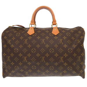 美品 ルイ ヴィトン スピーディ40 モノグラム M41522 ブラウン ハンドバッグ LV 0011【中古】LOUIS VUITTON