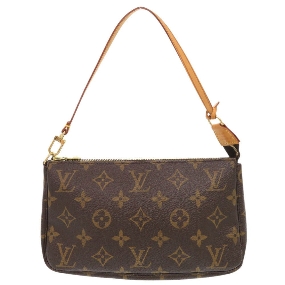 美品 ルイ ヴィトン ポシェット アクセソワ―ル アクセサリーポーチ モノグラム M51980 ブラウン ポーチ LV 0017【中古】LOUIS VUITTON
