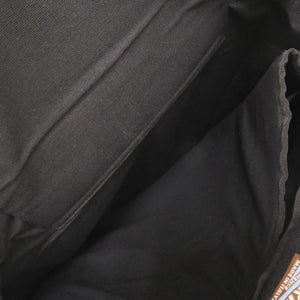 サルヴァトーレフェラガモ レザー ブラック ショルダーバッグ メッセンジャーバッグ 黒 0021【中古】Salvatore Ferragamo メンズ