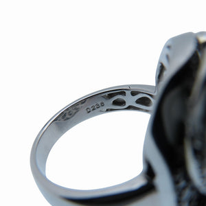 ノーブランド
 ダイヤ/ブラックダイヤ 2.38ct リング リング・指輪
 K18ホワイトゴールド/ダイヤモンド/ブラックダイヤモンド ホワイトゴールド 0023
【中古】no brand レディース