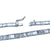 美品 バケットカット ダイヤ 10.050ct Pt900/K18WG ネックレス ダイヤモンド/Pt900 / K18WG シルバー 0024【中古】メンズ