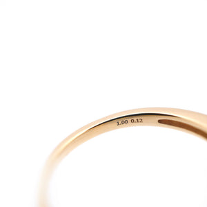 新品同様 グロッシュラー ガーネット ダイヤ K18YG リング イエローゴールド ダイヤモンド 指輪 17号 ジュエリー 0029【中古】アクセサリー レディース