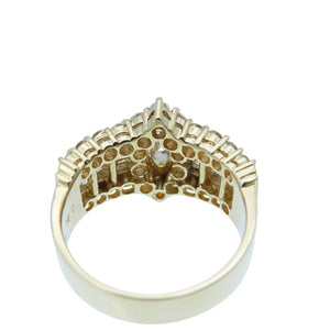 美品 K18YG ダイヤ1.47ct / 0.48ct リング 11.5号 6.6g 指輪 750 イエローゴールド/ダイヤモンド ジュエリー 0030【中古】