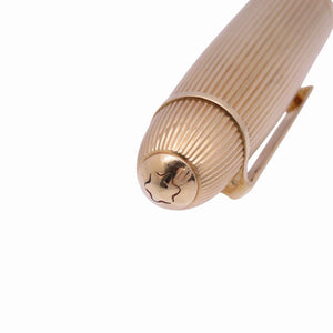 美品 モンブラン 18K 金無垢 万年筆 K18イエローゴールド 52.3g 0033【中古】MONTBLANC