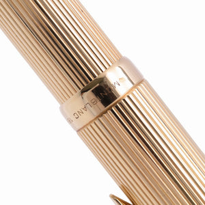 美品 モンブラン 18K 金無垢 万年筆 K18イエローゴールド 52.3g 0033【中古】MONTBLANC