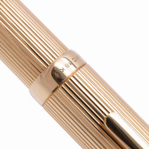 美品 モンブラン 18K 金無垢 万年筆 K18イエローゴールド 52.3g 0033【中古】MONTBLANC