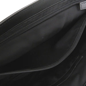 新品同様 グッチ ウェビングライン ショルダーバッグ 斜め掛け 630921 キャンバス レザー ブラック 0058【中古】GUCCI