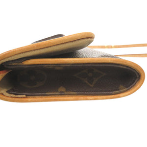 ルイ ヴィトン ポシェットツインPM モノグラム M51854モノグラムキャンバス ブラウン LV ショルダーバッグ 0087【中古】LOUIS VUITTON