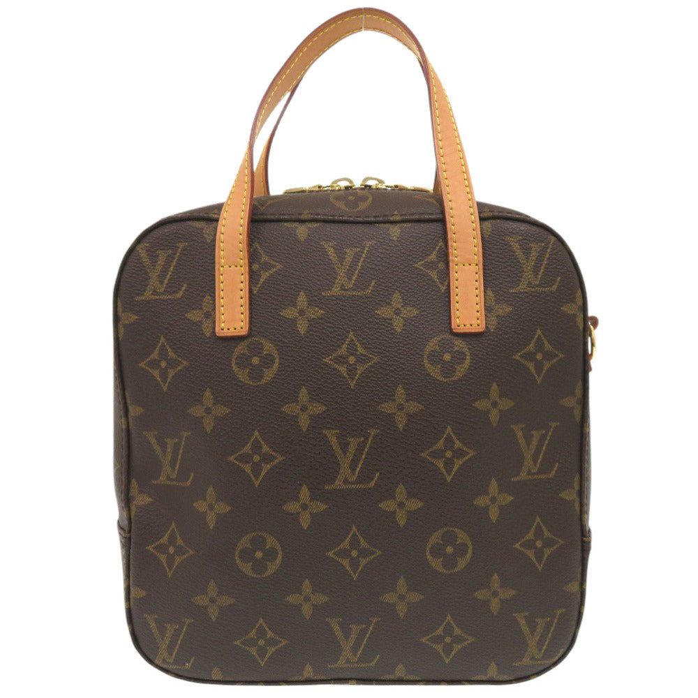 美品 ルイ ヴィトン スポンティーニ モノグラム M47500 ブラウン 2WAY ショルダー ハンドバッグ LV 0093【中古】LOUIS VUITTON