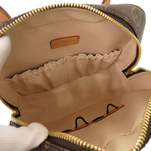 美品 ルイ ヴィトン スポンティーニ モノグラム M47500 ブラウン 2WAY ショルダー ハンドバッグ LV 0093【中古】LOUIS VUITTON