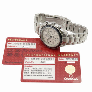 美品 オメガ スピードマスター レーシング 326.30.40.50.02.001 自動巻き 腕時計 SS シルバー 0124【中古】OMEGA メンズ
