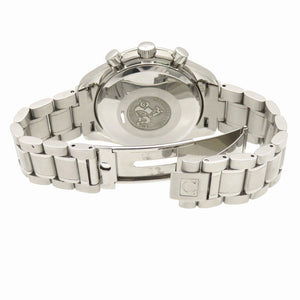 美品 オメガ スピードマスター デイデイト トリプルカレンダー 3523.80 自動巻き 腕時計 SS ブルー 青文字盤 0126【中古】OMEGA メンズ