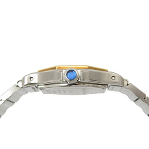 美品 カルティエ サントス オクタゴン SM W2001683 クオーツ 腕時計 YG/SS ベージュ 0127【中古】CARTIER レディース