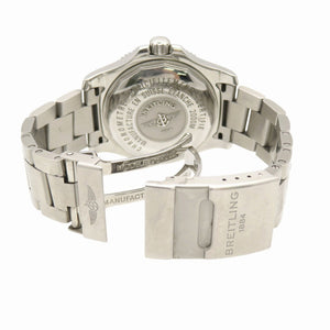 美品 ブライトリング スーパーオーシャン44 A17391 自動巻き 腕時計 SS ブラック 黒文字盤 0129【中古】BREITLING メンズ