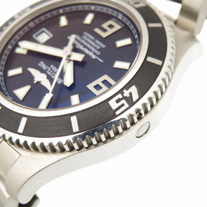 美品 ブライトリング スーパーオーシャン44 A17391 自動巻き 腕時計 SS ブラック 黒文字盤 0129【中古】BREITLING メンズ