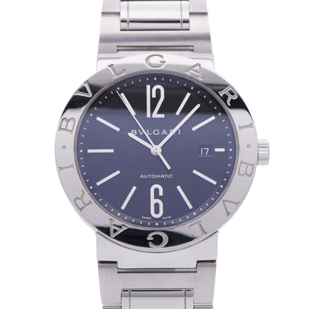 新品同様 ブルガリ BB42SSAUTO ブルガリブルガリ 自動巻き 腕時計 SS ブラック 黒文字盤 0131【中古】BVLGARI メンズ