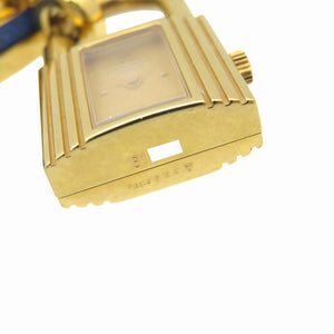 美品 エルメス ケリーウォッチ ヴィンテージ クオーツ 腕時計 SS/クシュベル ゴールド 〇X刻印 0136【中古】HERMES レディース