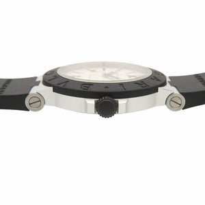 美品 ブルガリ
 自動巻き アルミニウム BB40AT 腕時計
 アルミ/ラバー ベージュ 0137
【中古】BVLGARI メンズ