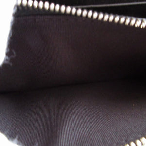 未使用 バーバリー 8006002 レザー ネイビー 紺 ラウンドファスナー長財布 財布 0150【中古】BURBERRY