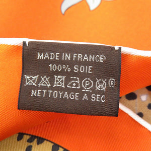 新品同様 エルメス レオパード LES LEOPARDS マキシツイリー スカーフ シルク マルチカラー 0151【中古】HERMES