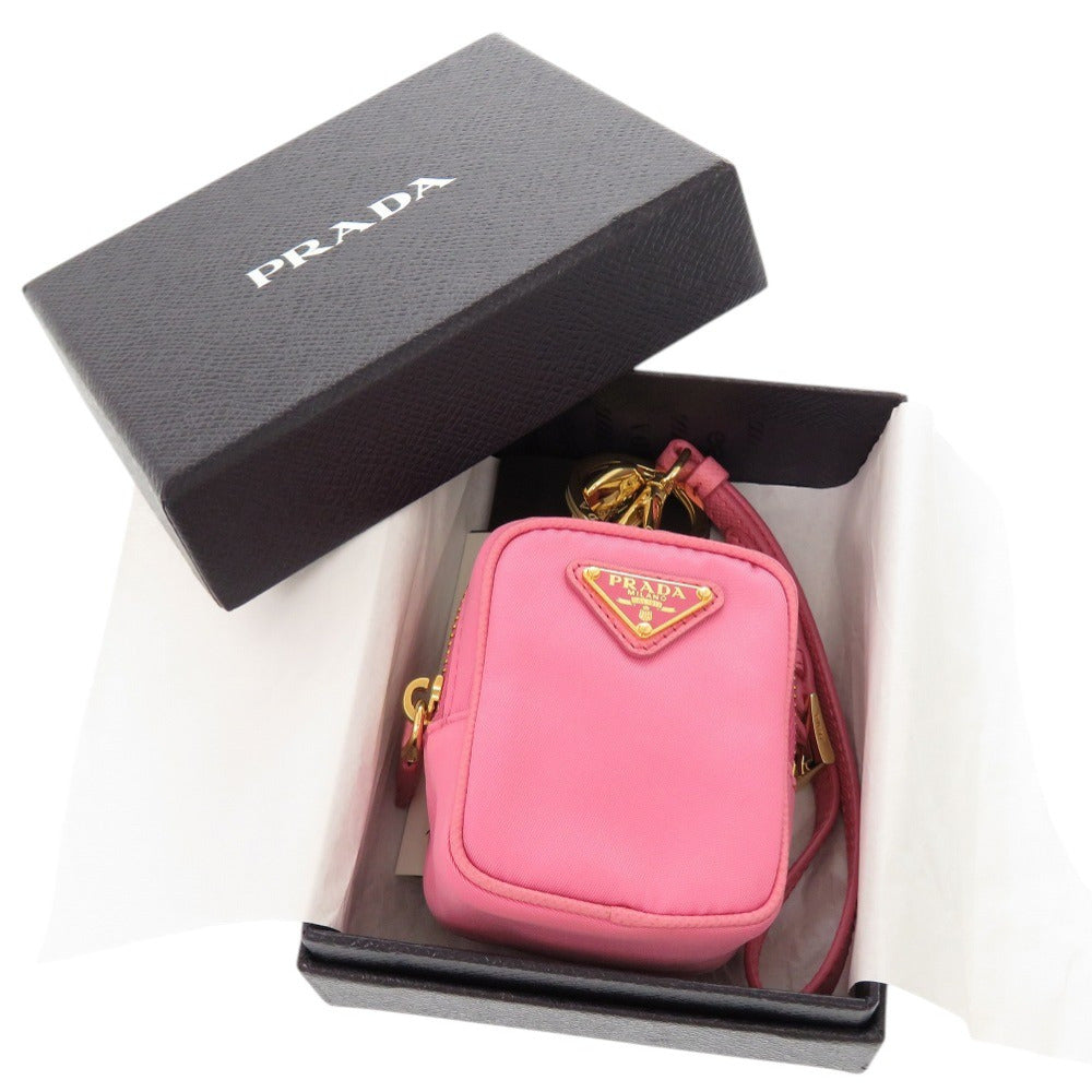 新品同様 プラダ Re-Edition 1978 Re-Nylon ミニポーチ 1TT200 ナイロン ピンク ポーチ 0185【中古】PRADA