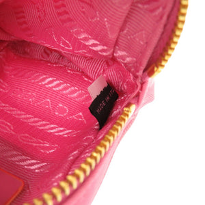 新品同様 プラダ Re-Edition 1978 Re-Nylon ミニポーチ 1TT200 ナイロン ピンク ポーチ 0185【中古】PRADA