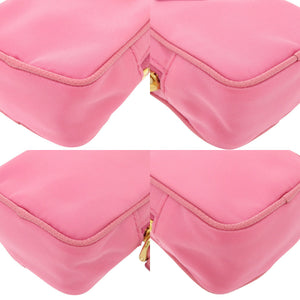 新品同様 プラダ Re-Edition 1978 Re-Nylon ミニポーチ 1TT200 ナイロン ピンク ポーチ 0185【中古】PRADA