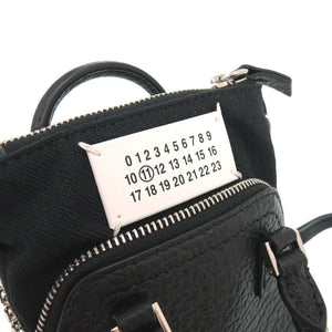 新品同様 メゾン マルジェラ 5AC クラシックベビー SB3WG0025 レザー ブラック チェーンショルダーバッグ 0208【中古】Maison Margiela