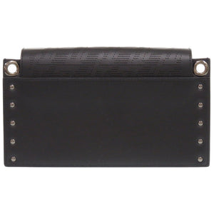 新品同様 クリスチャンルブタン CL Wall strap レザー ブラック ショルダーバッグ 黒 0210【中古】Christian Louboutin