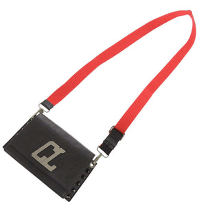 新品同様 クリスチャンルブタン CL Wall strap レザー ブラック ショルダーバッグ 黒 0210【中古】Christian Louboutin