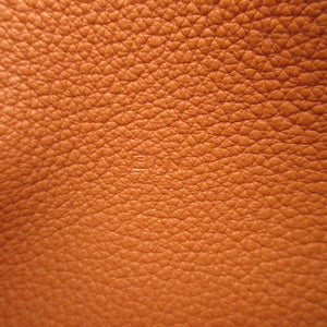 美品 エルメス ドゴンGM □F トゴ ゴールド 長財布 財布 0281【中古】HERMES