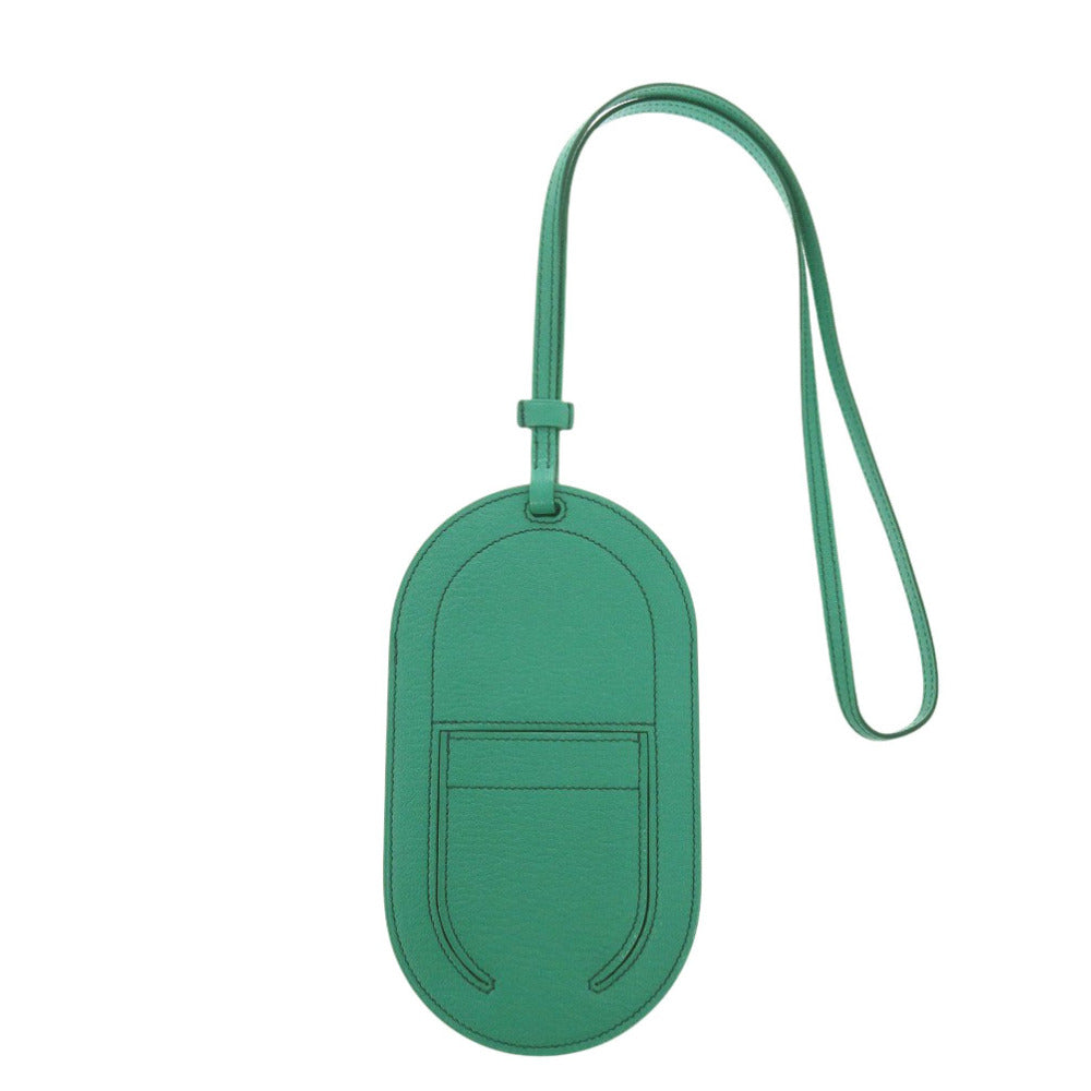 未使用 エルメス インザループ トゥーゴー PM ヴォーエプソン ヴェールジェイド D刻印(2019年製) 緑 0282【中古】HERMES