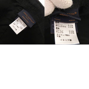 美品 ルイ ヴィトン キャップ モノグラム エッセンシャル M76745 コットン ブラック 帽子 黒 LV 0291【中古】LOUIS VUITTON